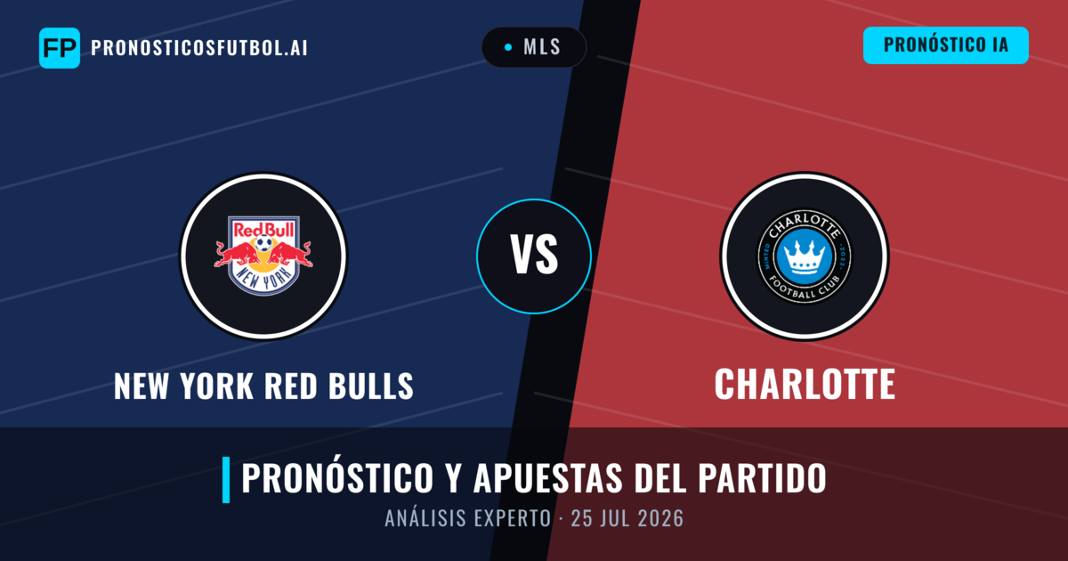 New York Red Bulls vs Charlotte — pronóstico y previa del partido