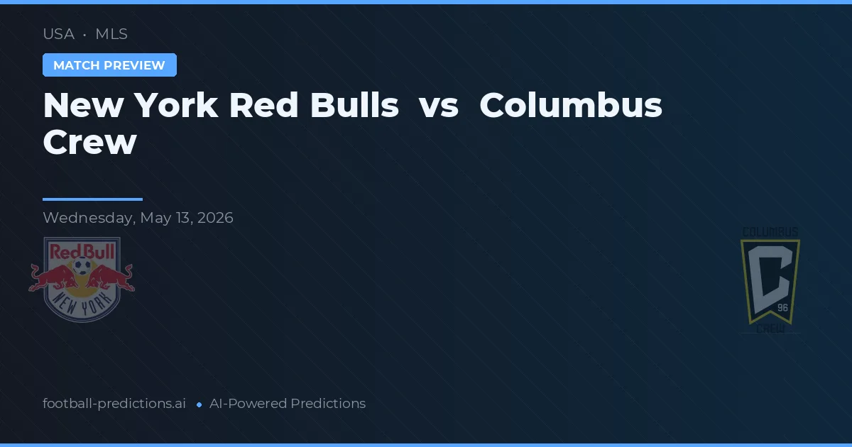 New York Red Bulls vs Columbus Crew — pronóstico y previa del partido
