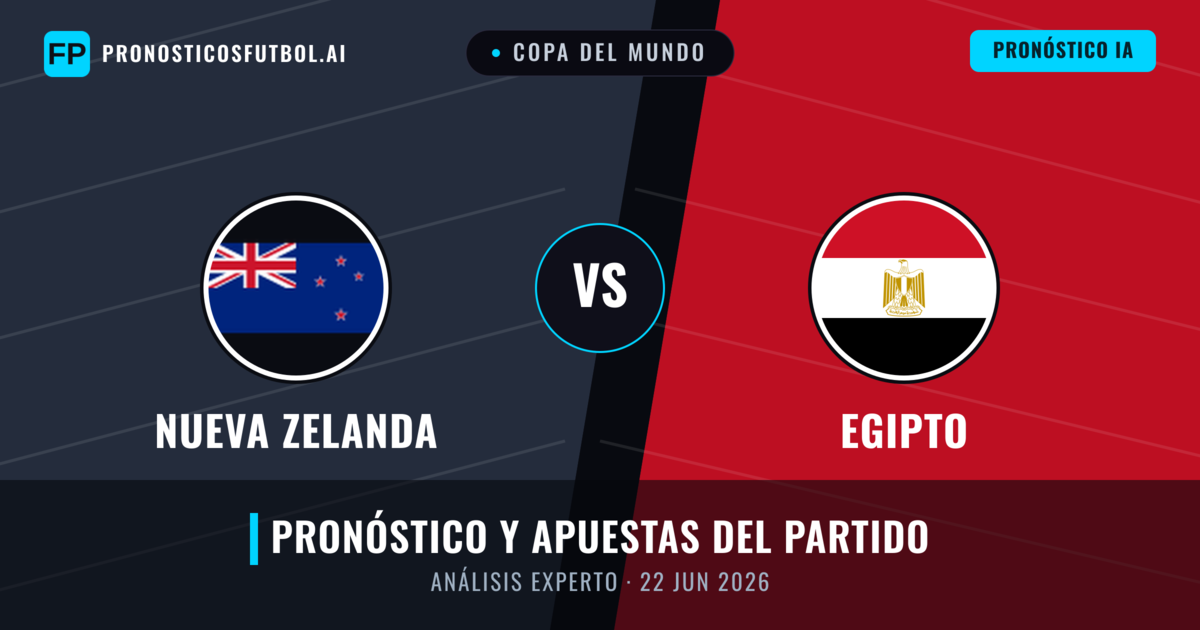 Nueva Zelanda vs Egipto — pronóstico y previa del partido
