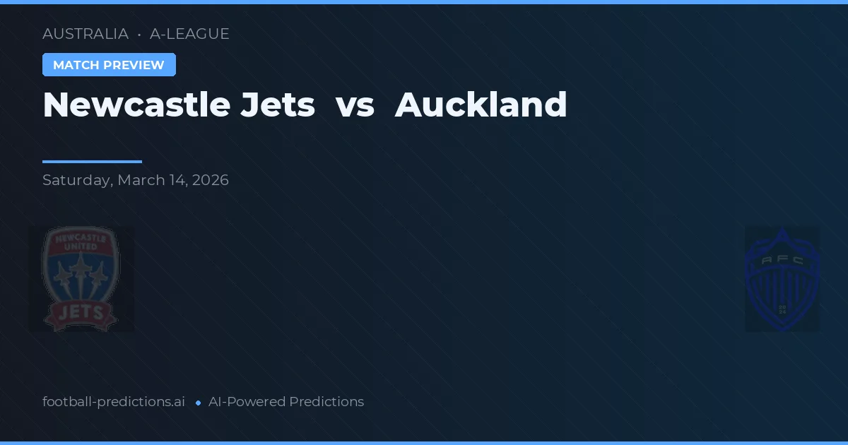 Jets de Newcastle vs Auckland — pronóstico y previa del partido