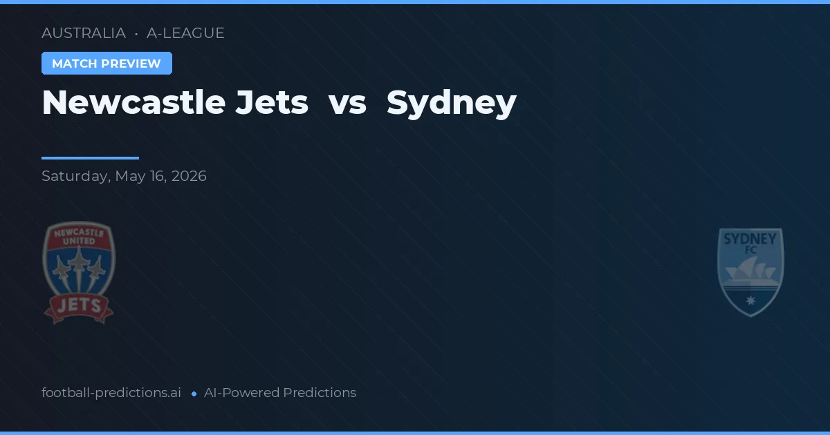 Jets de Newcastle vs Sydney — pronóstico y previa del partido