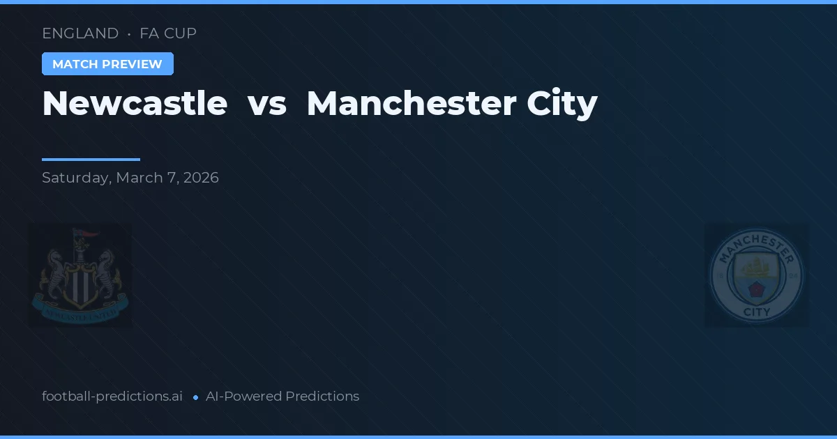 Newcastle vs Manchester City — pronóstico y previa del partido