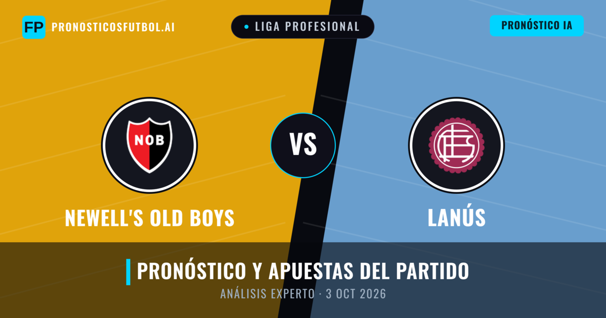 Newell's Old Boys vs Lanús — pronóstico y previa del partido