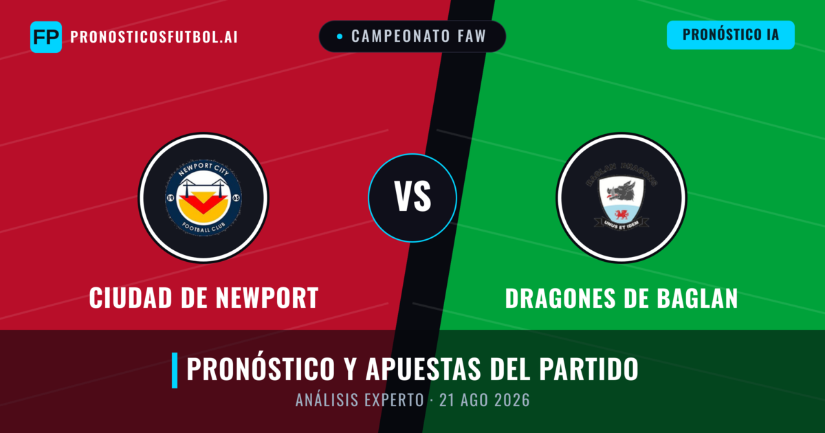 Ciudad de Newport vs Dragones de Baglan — pronóstico y previa del partido