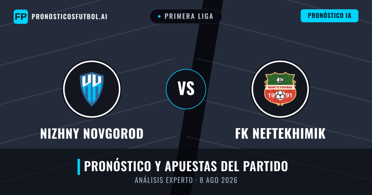 Nizhny Novgorod vs FK Neftekhimik — pronóstico y previa del partido