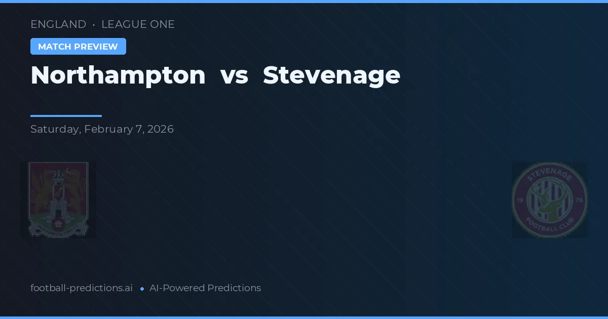 Northampton vs Stevenage — pronóstico y previa del partido