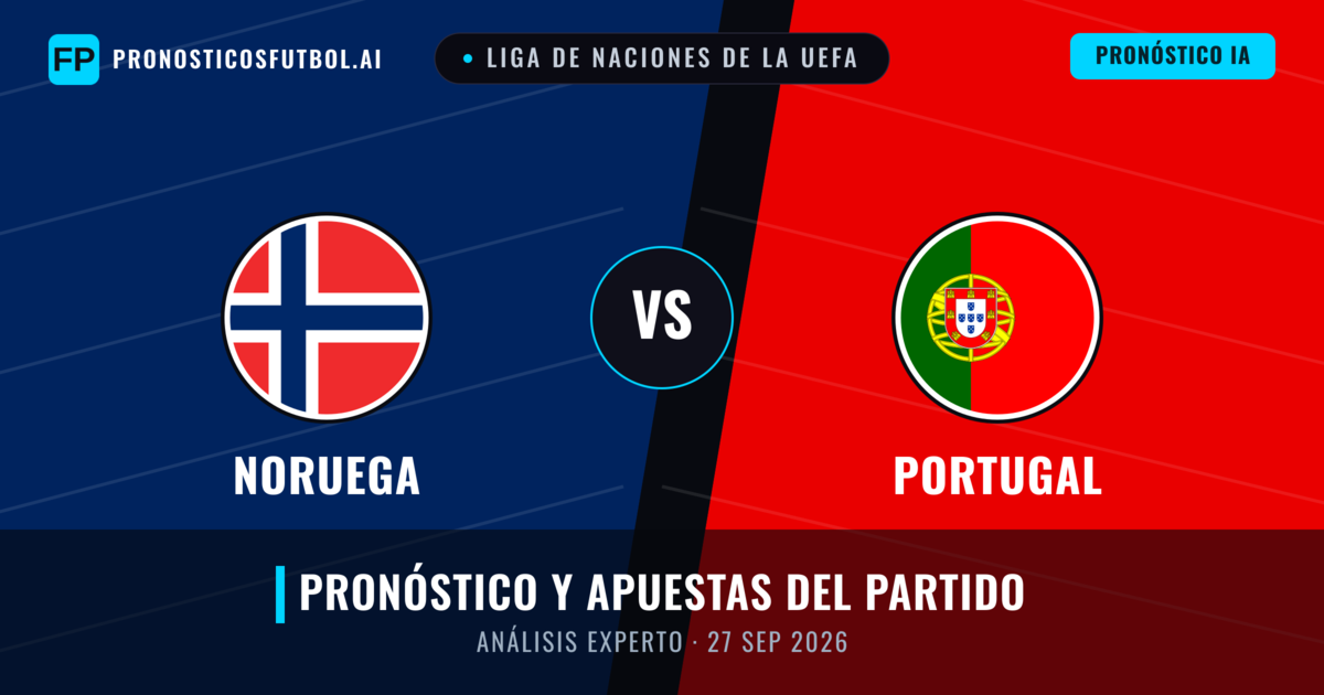 Noruega vs Portugal — pronóstico y previa del partido