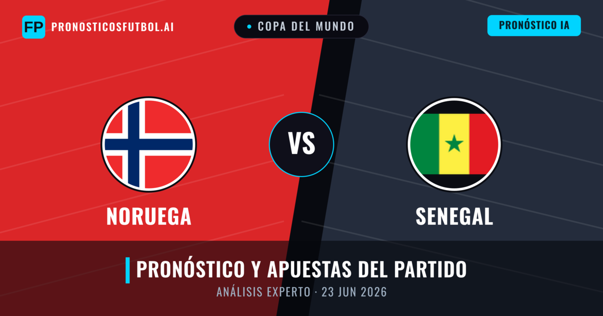 Noruega vs Senegal — pronóstico y previa del partido