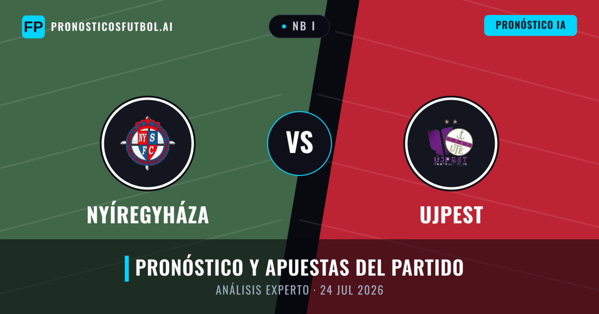 Nyíregyháza vs Ujpest — pronóstico y previa del partido