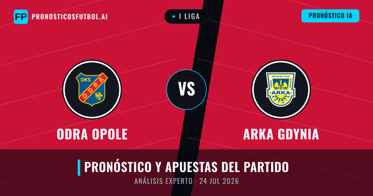 Odra Opole vs Arka Gdynia — pronóstico y previa del partido