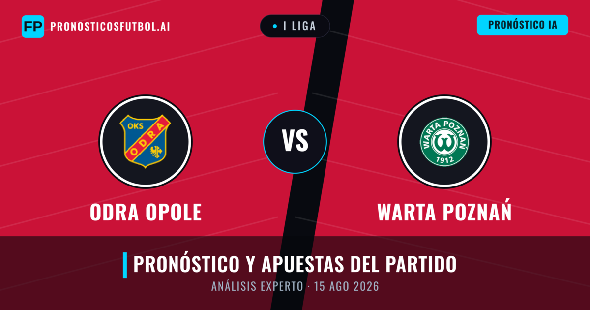 Odra Opole vs Warta Poznań — pronóstico y previa del partido