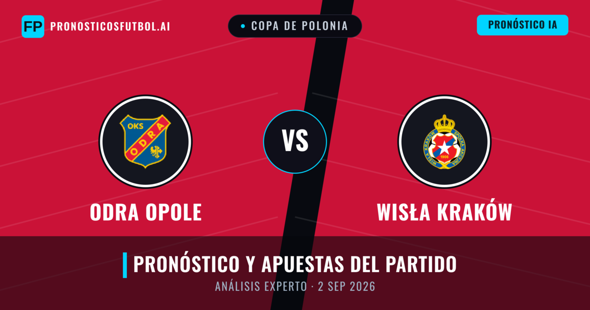 Odra Opole vs Wisła Kraków — pronóstico y previa del partido