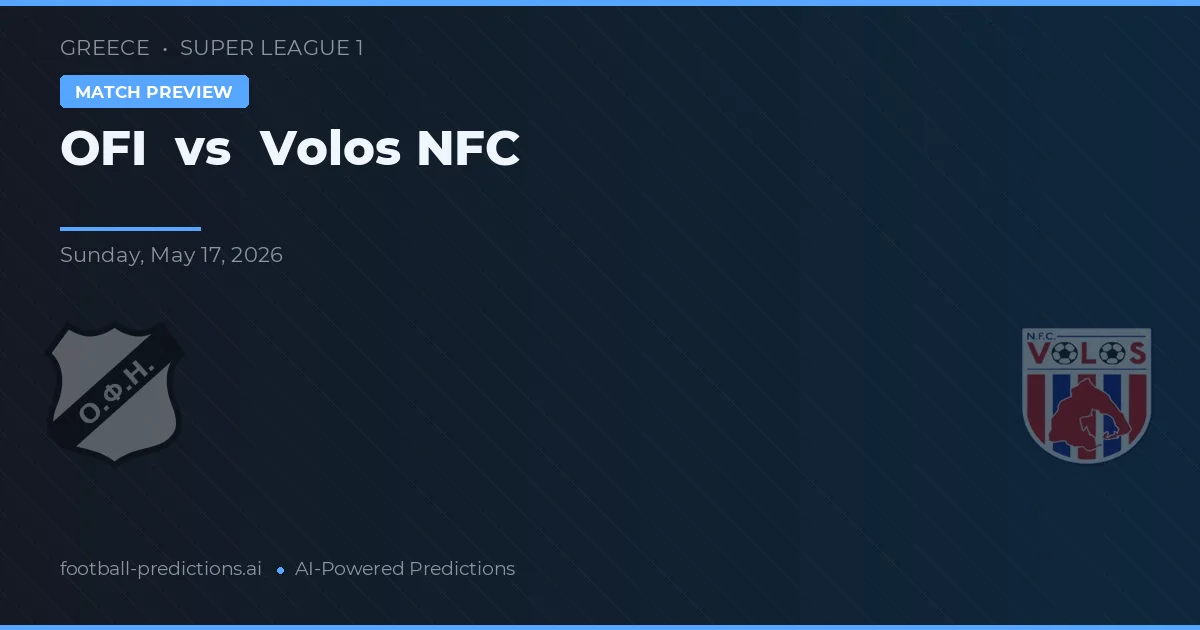 OFI vs Volos NFC — pronóstico y previa del partido