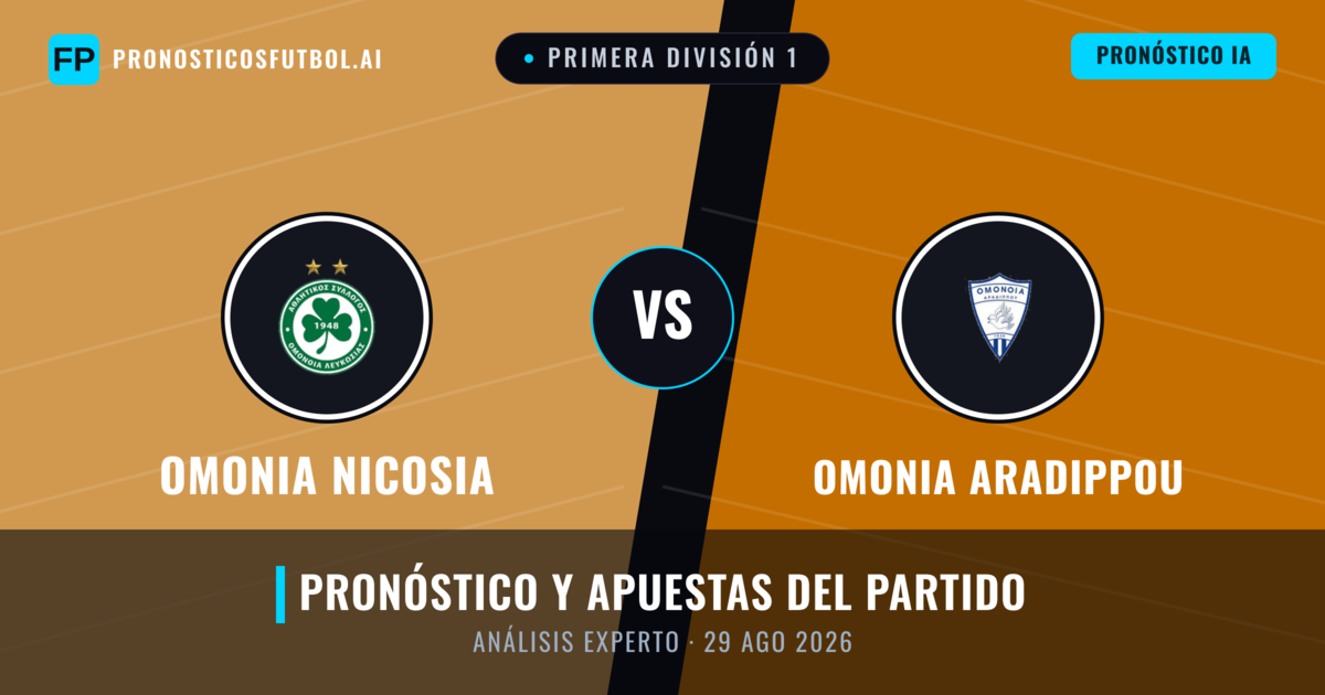 Omonia Nicosia vs Omonia Aradippou — pronóstico y previa del partido