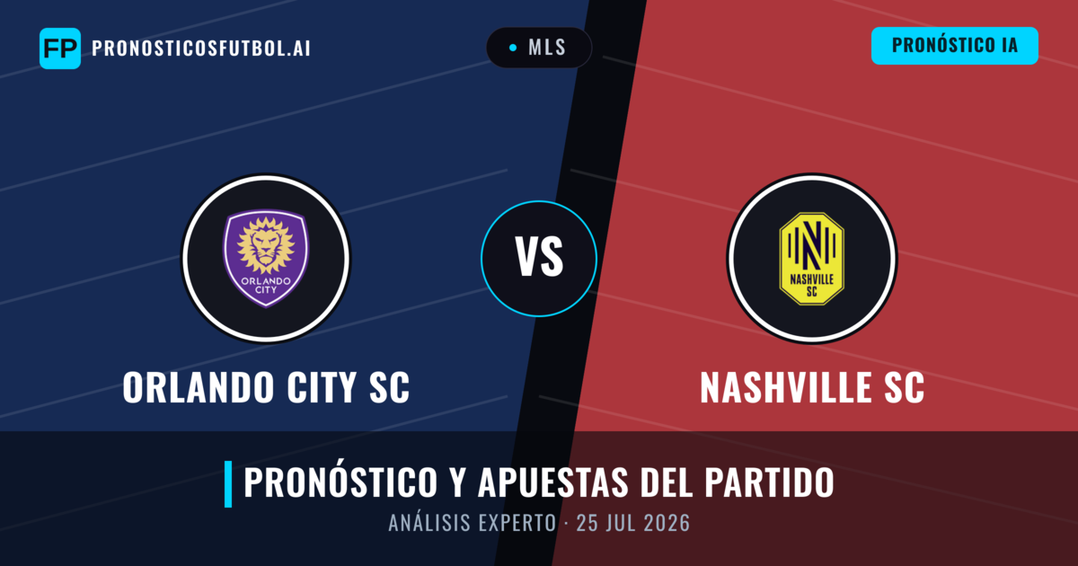 Orlando City SC vs Nashville SC — pronóstico y previa del partido