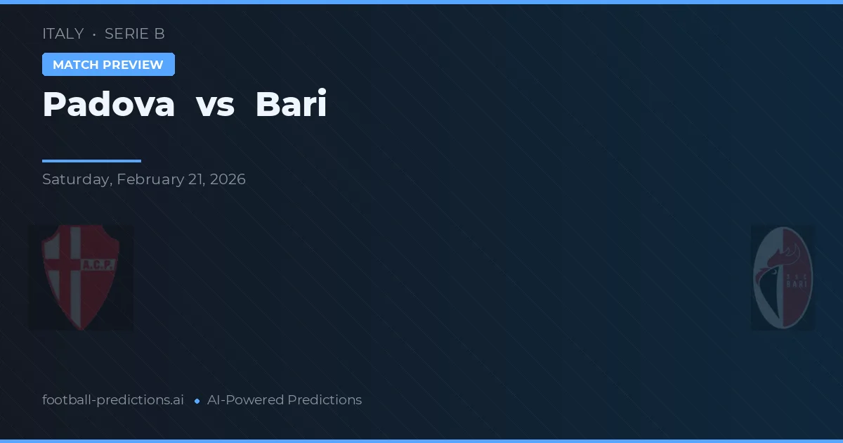 Padua vs Bari — pronóstico y previa del partido