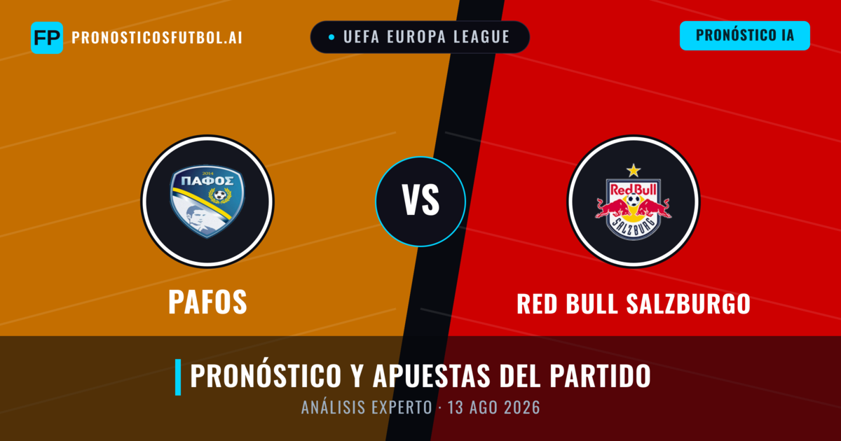 Pafos vs Red Bull Salzburgo — pronóstico y previa del partido
