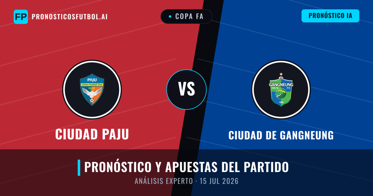 Ciudad Paju vs Ciudad de Gangneung — pronóstico y previa del partido