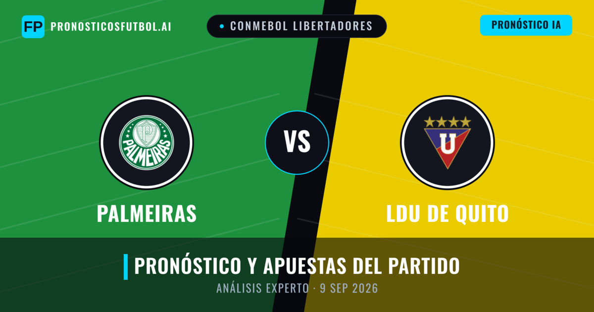Palmeiras vs LDU de Quito — pronóstico y previa del partido