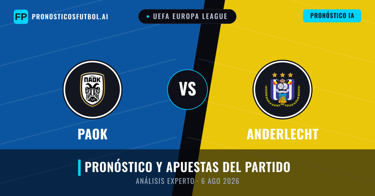 PAOK vs Anderlecht — pronóstico y previa del partido