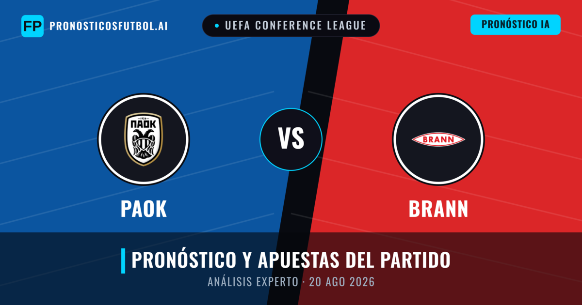 PAOK vs Brann — pronóstico y previa del partido