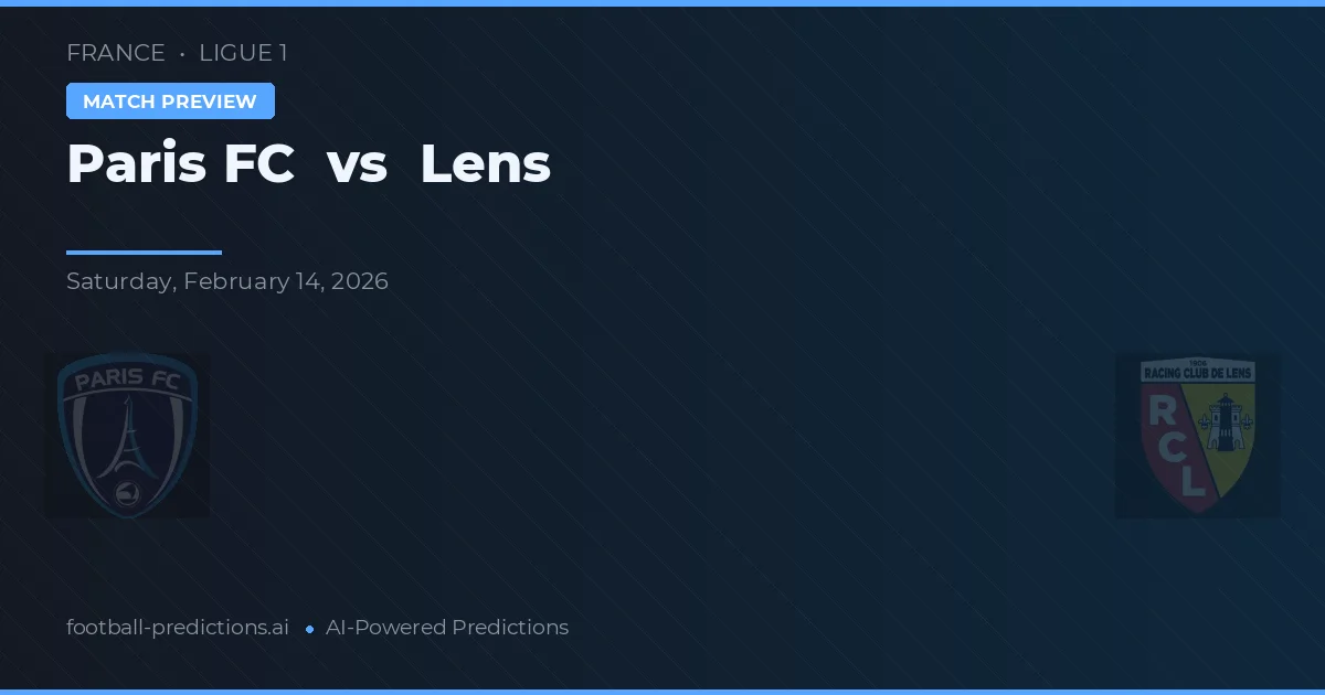 Paris FC vs Lens — pronóstico y previa del partido