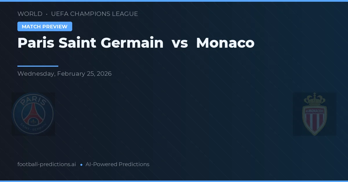 Paris Saint Germain vs Mónaco — pronóstico y previa del partido