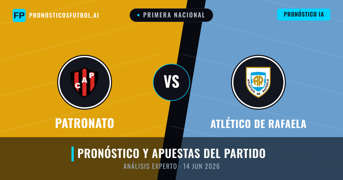 Patronato vs Atlético de Rafaela — pronóstico y previa del partido