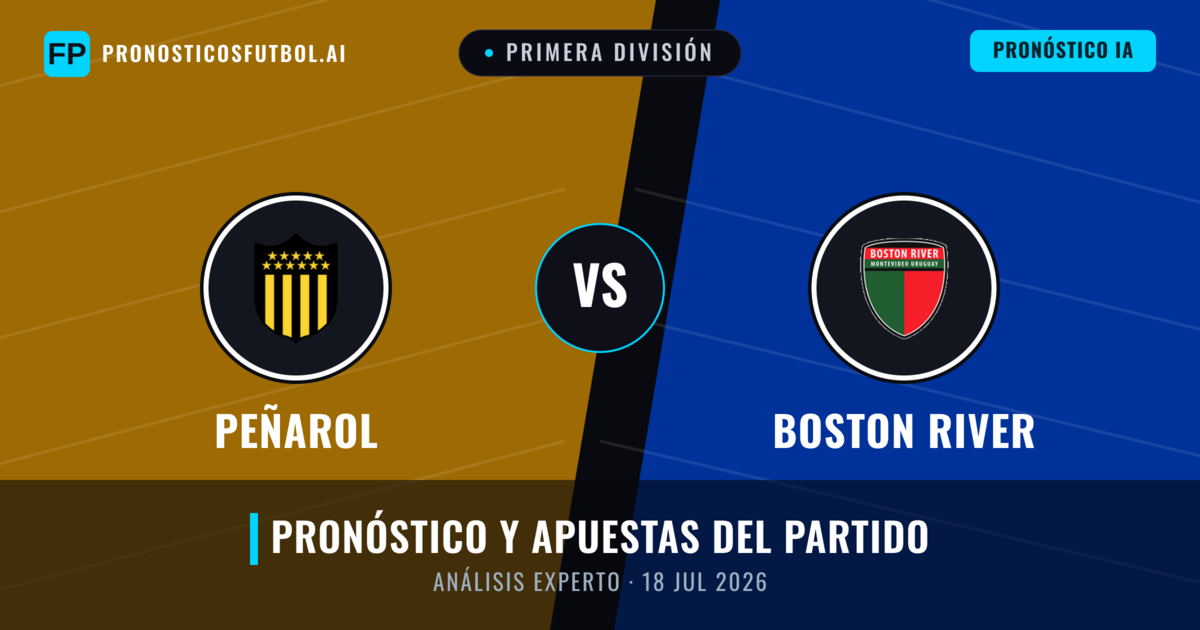 Peñarol vs Boston River — pronóstico y previa del partido
