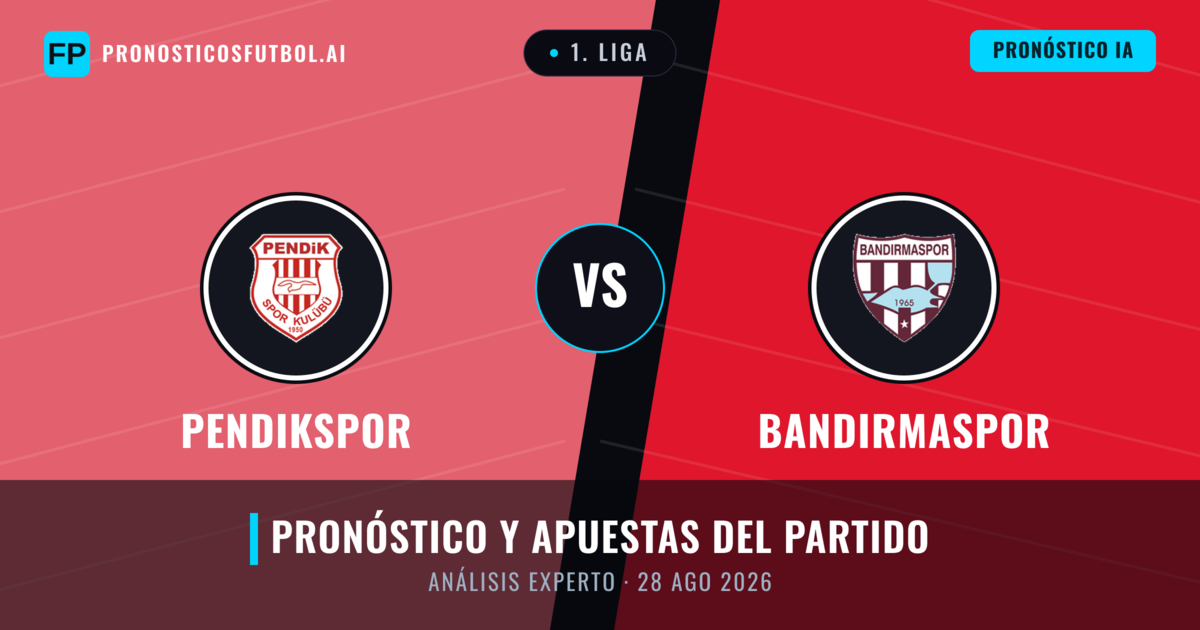 Pendikspor vs Bandırmaspor — pronóstico y previa del partido