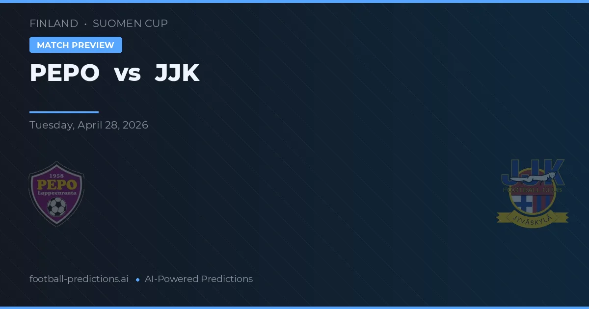 PEPO vs JJK — pronóstico y previa del partido
