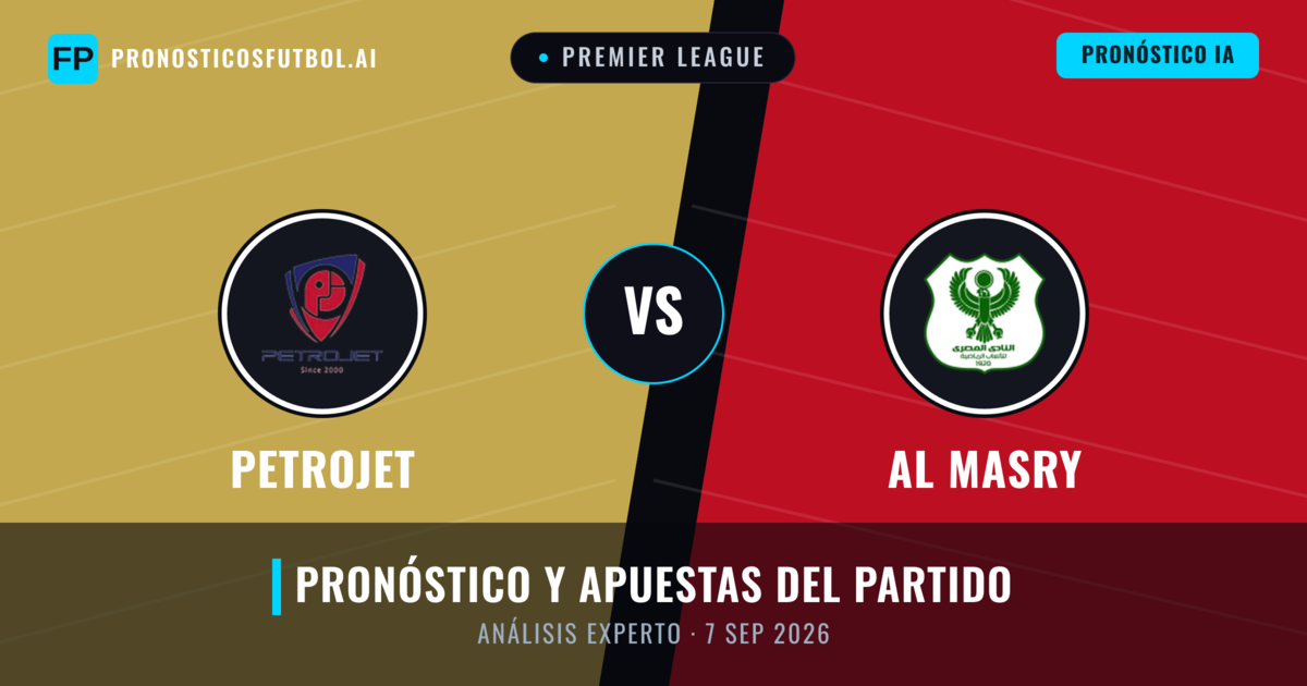 Petrojet vs Al Masry — pronóstico y previa del partido
