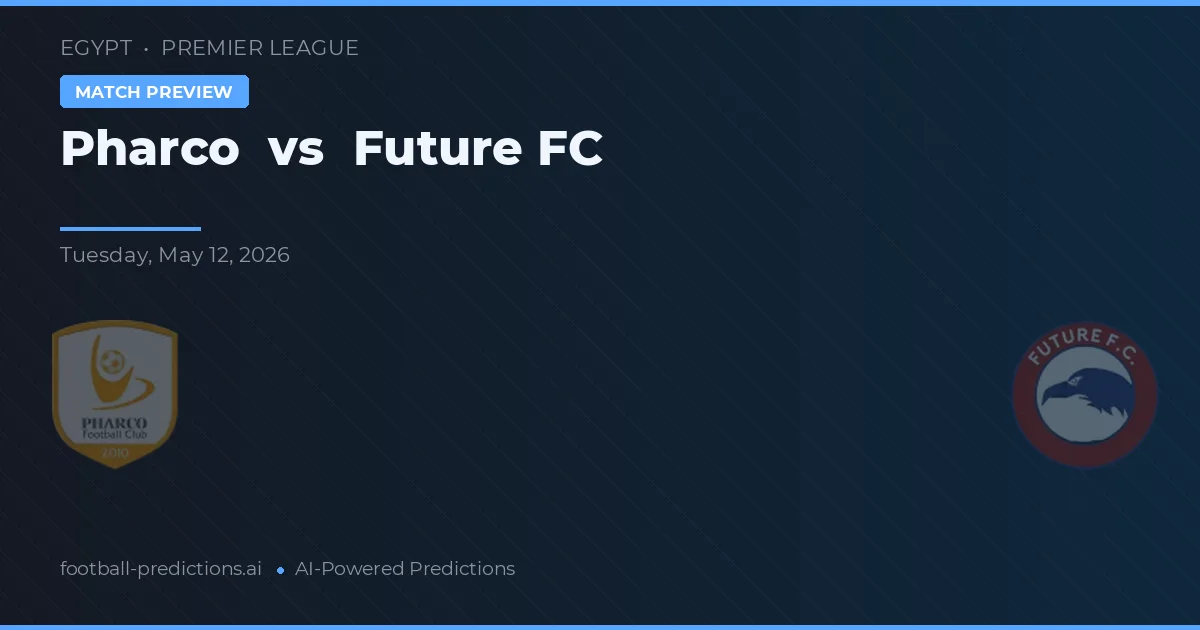 Pharco vs Future FC — pronóstico y previa del partido