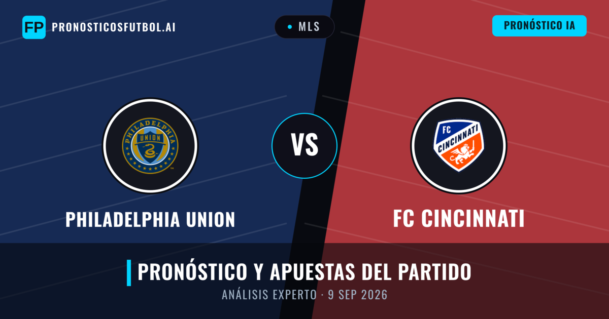 Philadelphia Union vs FC Cincinnati — pronóstico y previa del partido
