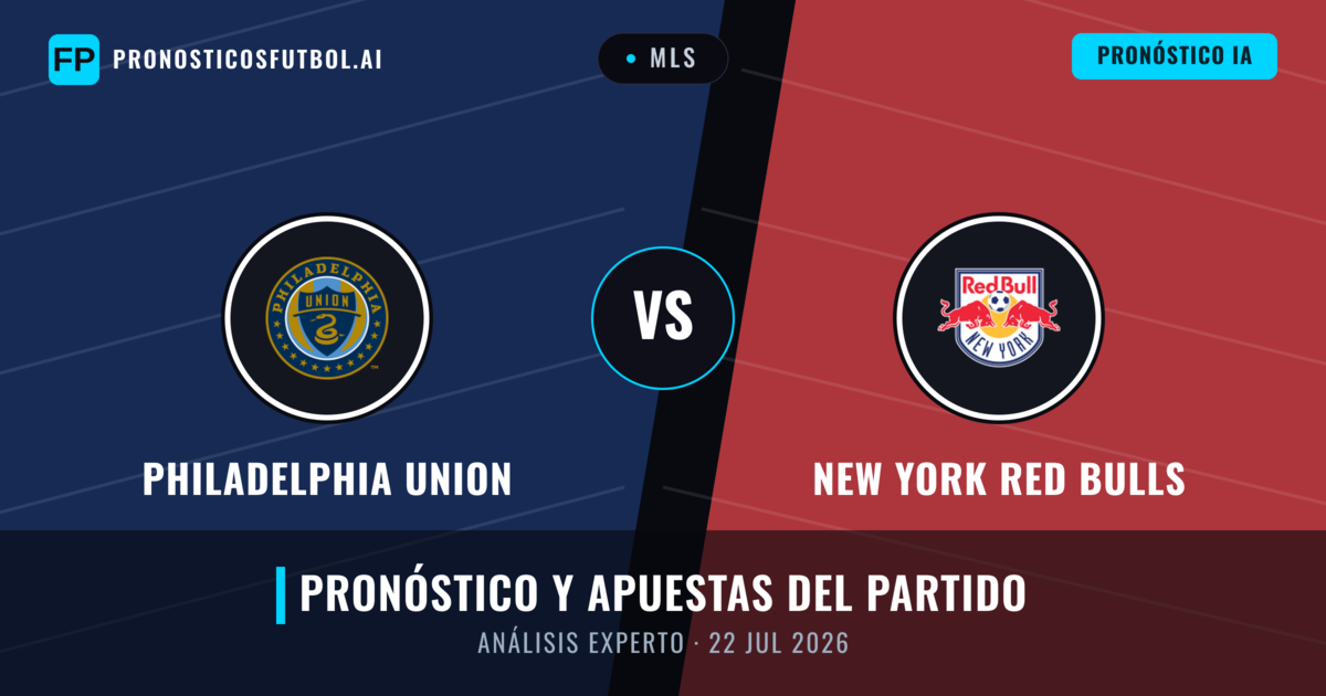 Philadelphia Union vs New York Red Bulls — pronóstico y previa del partido