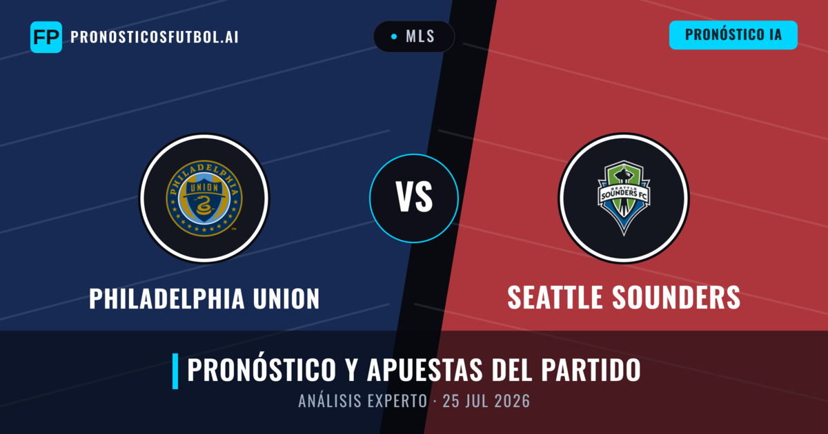 Philadelphia Union vs Seattle Sounders — pronóstico y previa del partido