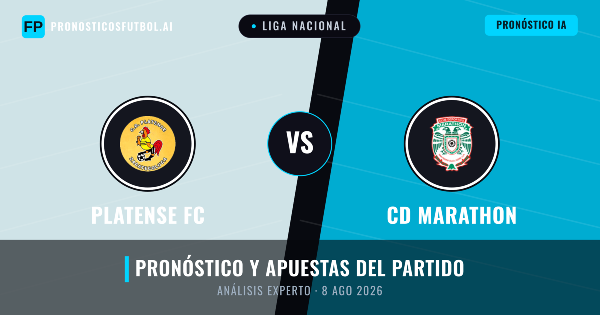 Platense FC vs CD Marathon — pronóstico y previa del partido