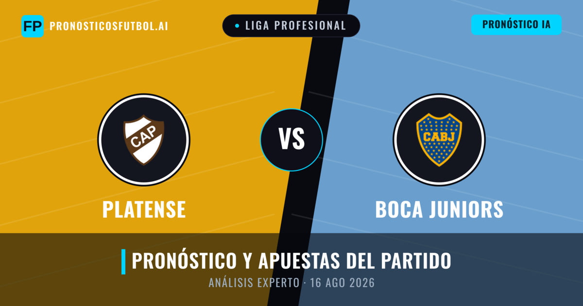 Platense vs Boca Juniors — pronóstico y previa del partido