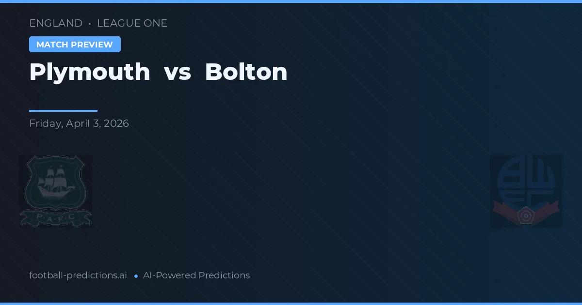 Plymouth Argyle vs Bolton — pronóstico y previa del partido