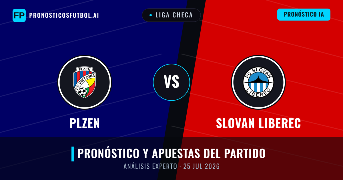 Plzen vs Slovan Liberec — pronóstico y previa del partido