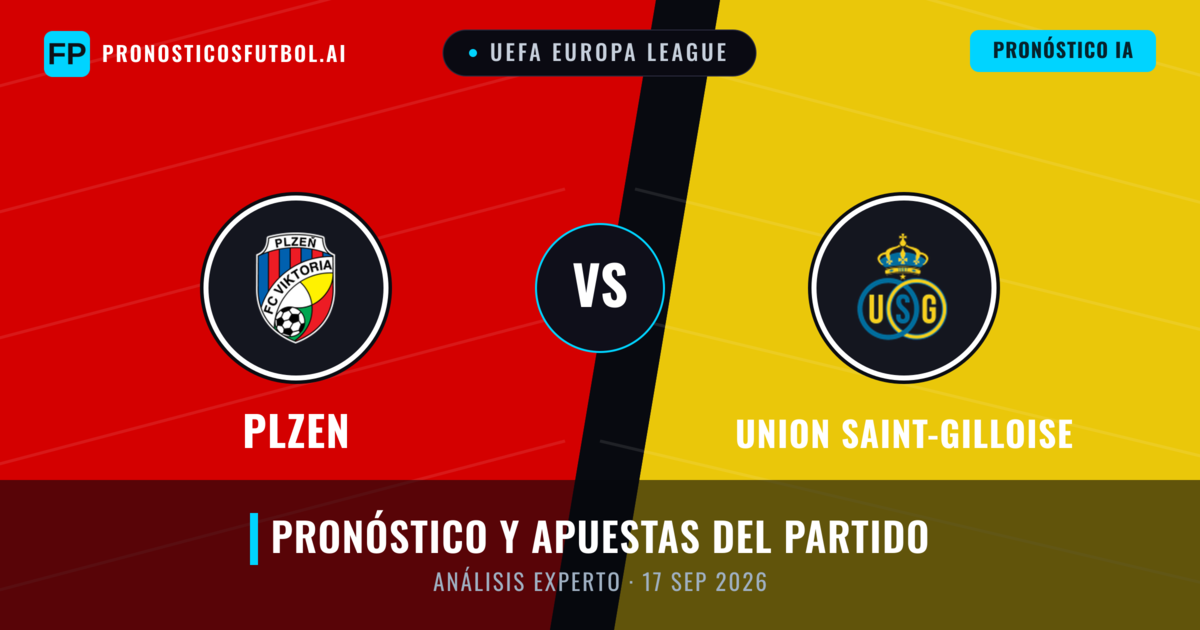Plzen vs Union Saint-Gilloise — pronóstico y previa del partido