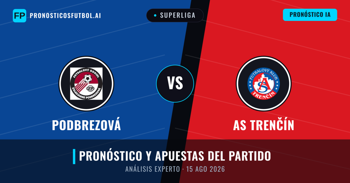 Podbrezová vs AS Trenčín — pronóstico y previa del partido