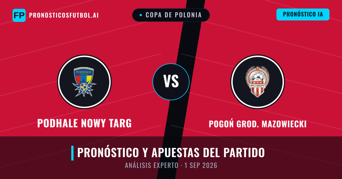 Podhale Nowy Targ vs Pogoń Grod. Mazowiecki — pronóstico y previa del partido