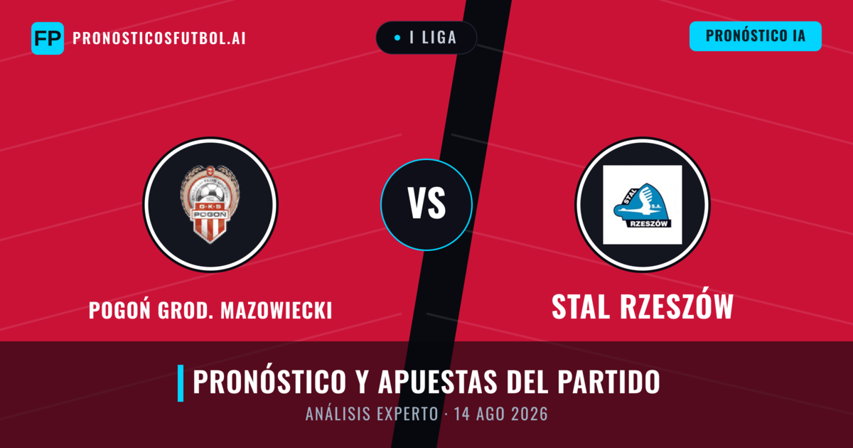 Pogoń Grod. Mazowiecki vs Stal Rzeszów — pronóstico y previa del partido