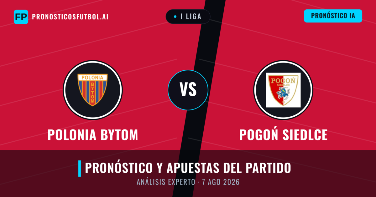 Polonia Bytom vs Pogoń Siedlce — pronóstico y previa del partido