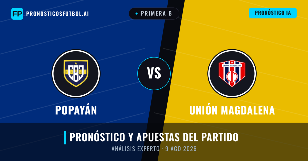 Popayán vs Unión Magdalena — pronóstico y previa del partido