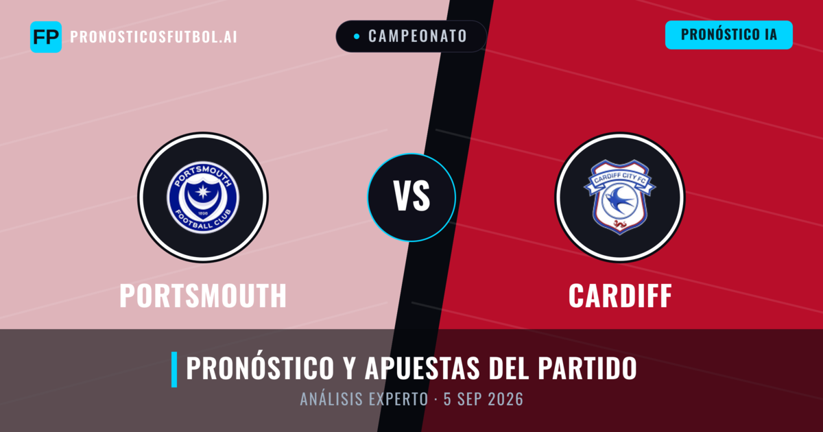 Portsmouth vs Cardiff — pronóstico y previa del partido