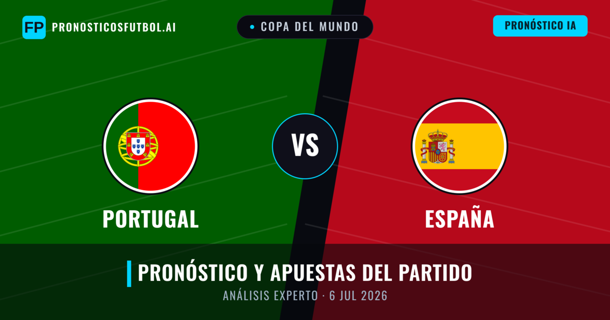 Portugal vs España — pronóstico y previa del partido