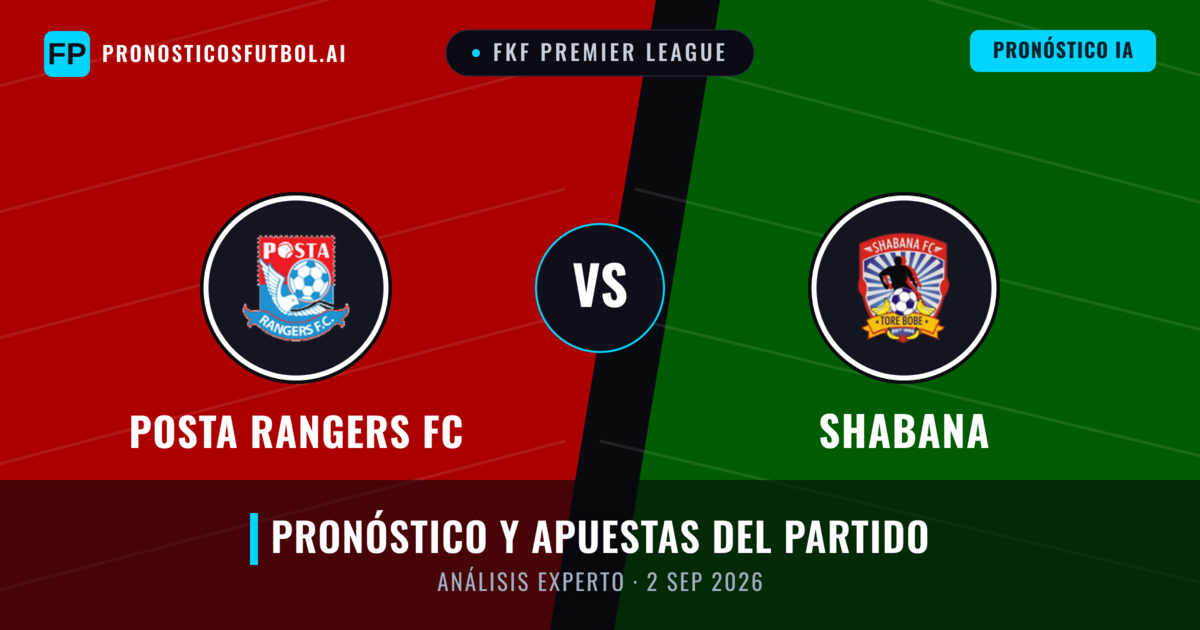 Posta Rangers FC vs Shabana — pronóstico y previa del partido