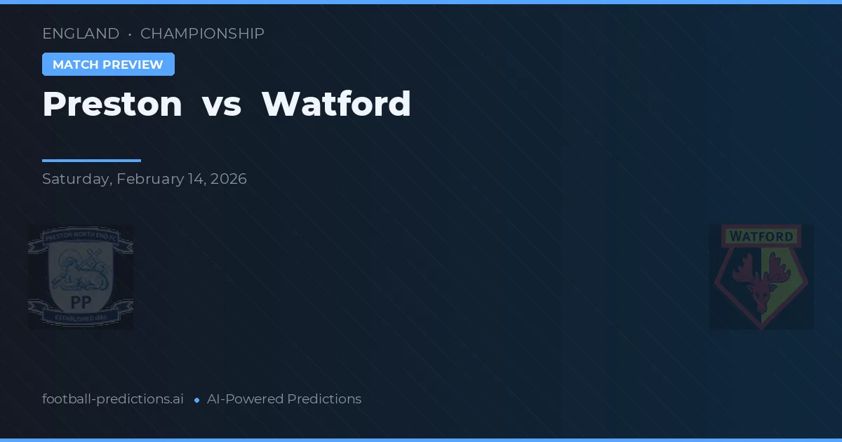 Preston vs Watford — pronóstico y previa del partido